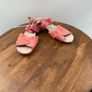 Camper Girl Women's Ankle Strap Pink Slip On Sandal Shoes Size 8 (39 EU)